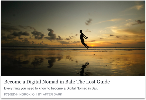 capture-écran carte de partage Open Graph